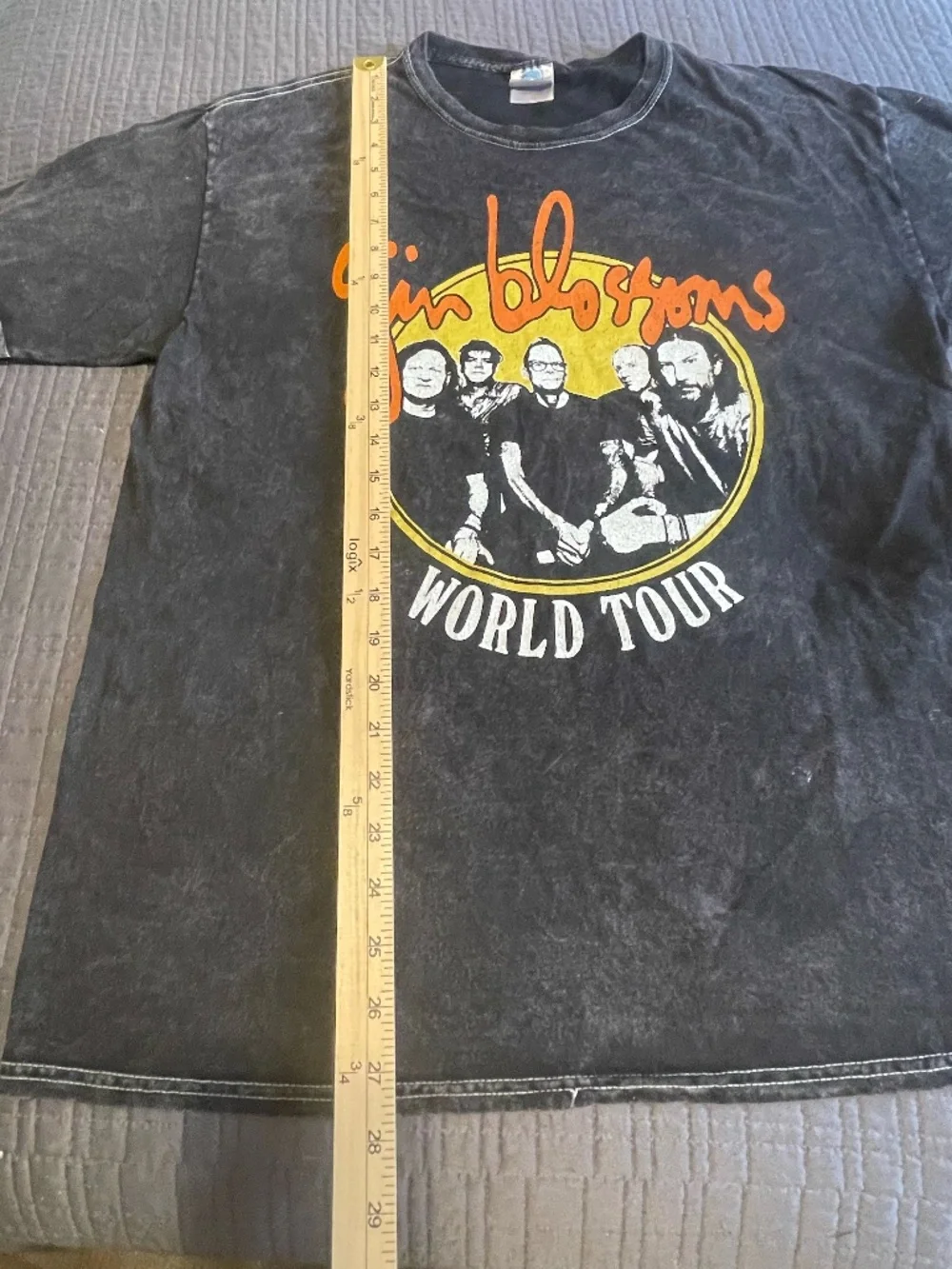 Gin Blossoms Black World Tour T-Shirt Unisex Size Large - Picture 5 of 7